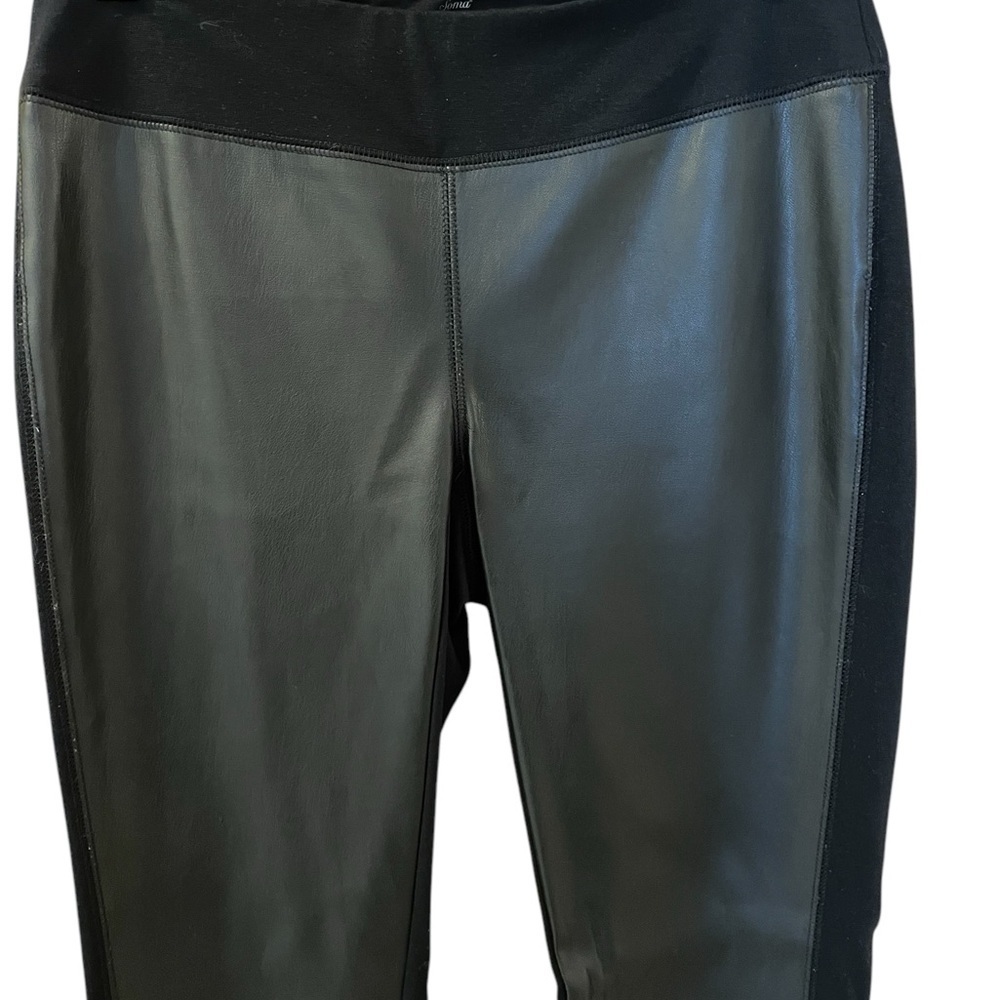 Soma Smoothing Faux Leather Leggings, Size S, Black, Everywhere Pointe L… - Picture 3 of 6